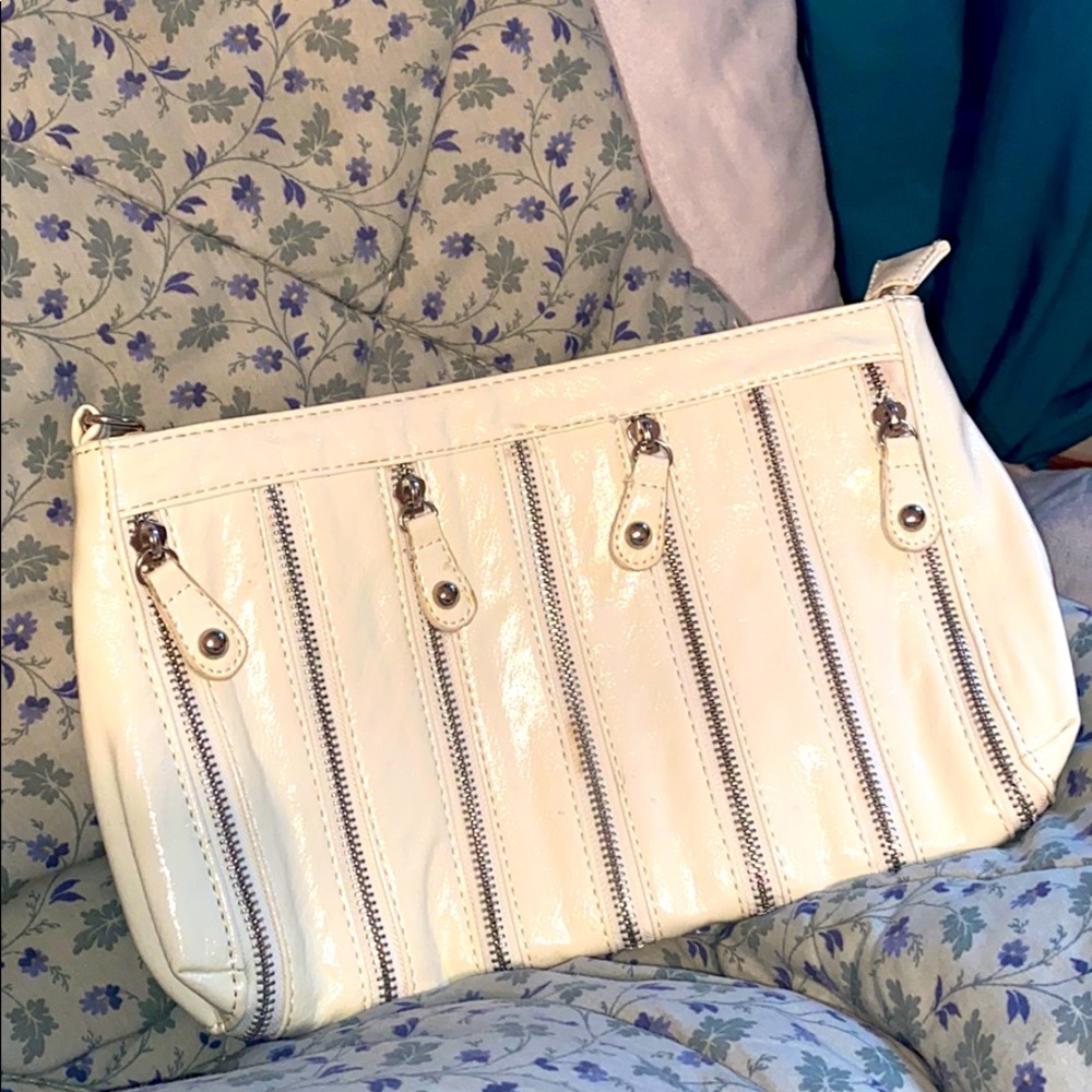 Vintage Faux Leather Zip purse